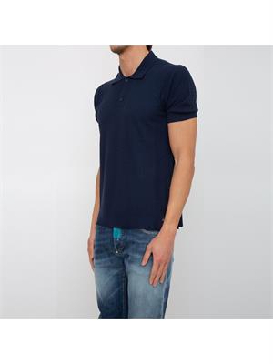 POLO BIKKEMBERGS BLU in UOMO