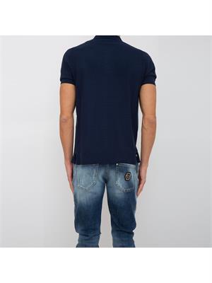POLO BIKKEMBERGS BLU in UOMO