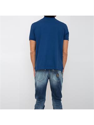 POLO BIKKEMBERGS BLU in UOMO