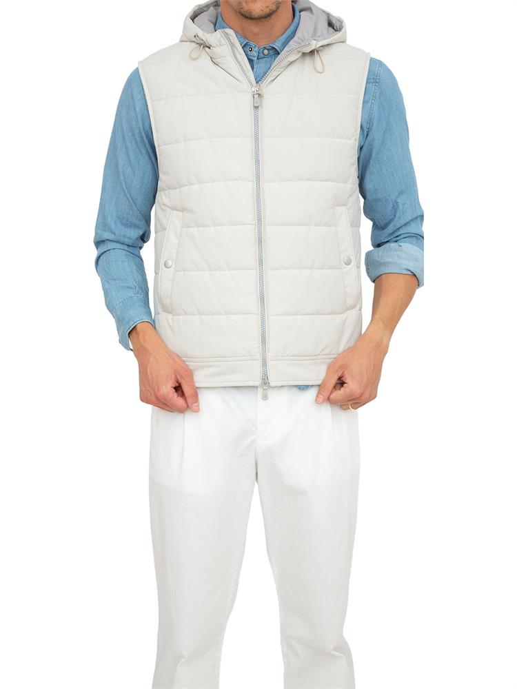GILET ELEVENTY AVORIO