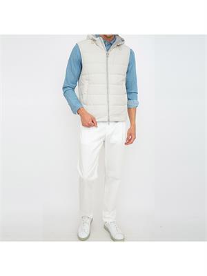 GILET ELEVENTY AVORIO in UOMO