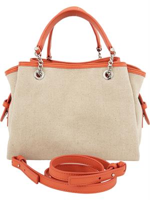 BORSA A SPALLA EMPORIO ARMANI BEIGE in DONNA