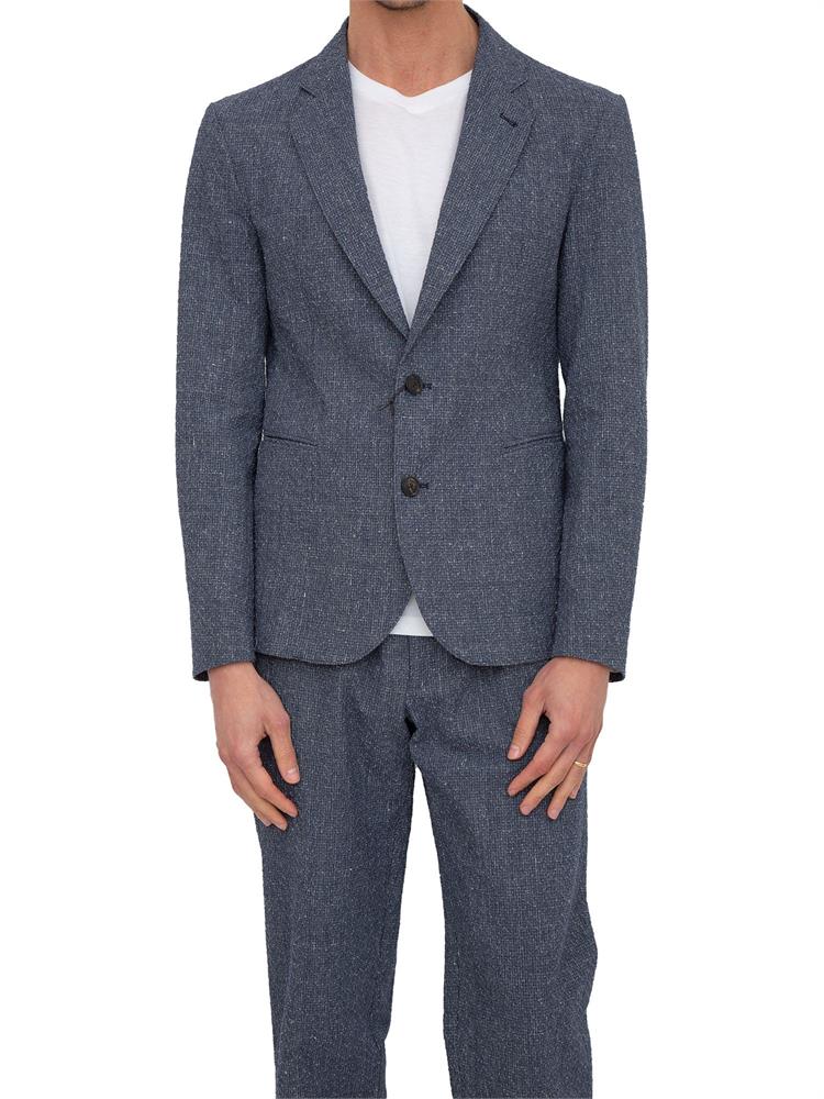 GIACCA MONOPETTO EMPORIO ARMANI BLU