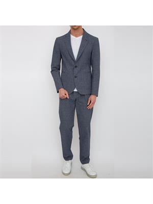 GIACCA MONOPETTO EMPORIO ARMANI BLU in UOMO