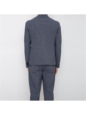 GIACCA MONOPETTO EMPORIO ARMANI BLU in UOMO