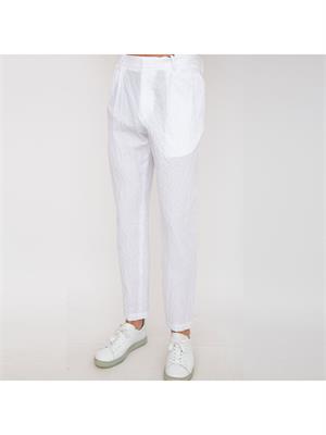 PANTALONE CASUAL EMPORIO ARMANI BIANCO in UOMO