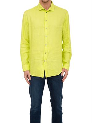 CAMICIA MANICA LUNGA EMPORIO ARMANI VERDE in UOMO
