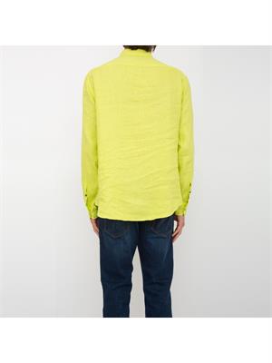 CAMICIA MANICA LUNGA EMPORIO ARMANI VERDE in UOMO