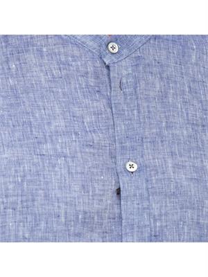 CAMICIA MANICA LUNGA EMPORIO ARMANI BLU in UOMO