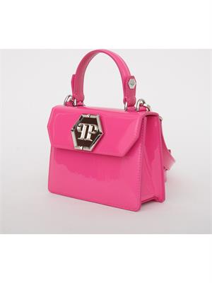 BORSA A SPALLA PHILIPP PLEIN FUXIA in DONNA