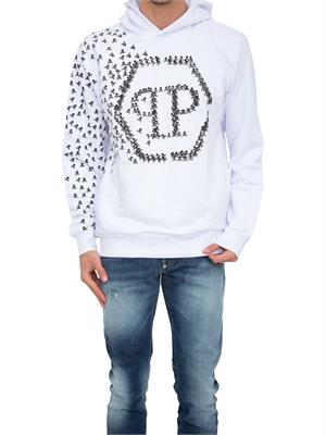 FELPA PHILIPP PLEIN BIANCO in UOMO
