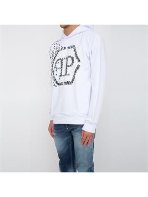 FELPA PHILIPP PLEIN BIANCO in UOMO