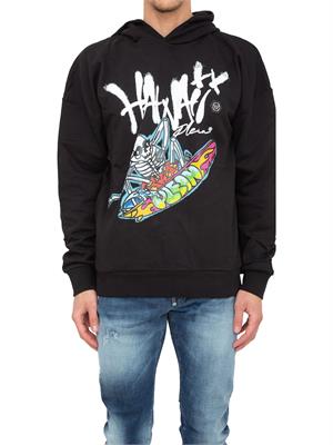 FELPA PHILIPP PLEIN NERO in UOMO