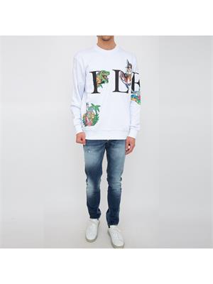 FELPA PHILIPP PLEIN BIANCO in UOMO