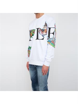 FELPA PHILIPP PLEIN BIANCO in UOMO