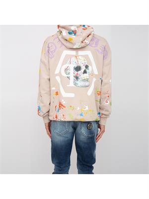 FELPA PHILIPP PLEIN BEIGE in UOMO