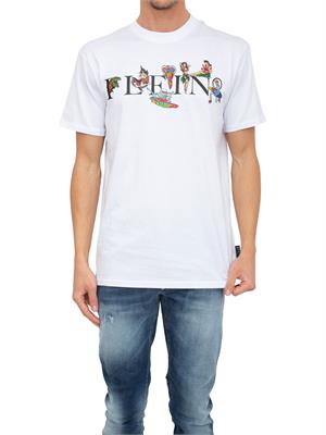 T-SHIRT PHILIPP PLEIN BIANCO in UOMO