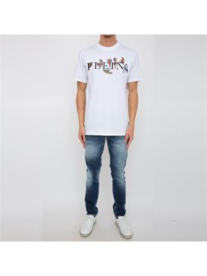 T-SHIRT PHILIPP PLEIN BIANCO in UOMO