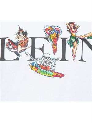 T-SHIRT PHILIPP PLEIN BIANCO in UOMO