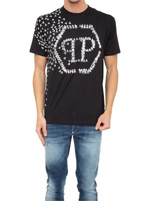 T-SHIRT PHILIPP PLEIN NERO in UOMO