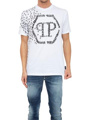 T-SHIRT PHILIPP PLEIN BIANCO in UOMO