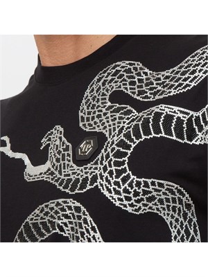 T-SHIRT PHILIPP PLEIN NERO in UOMO