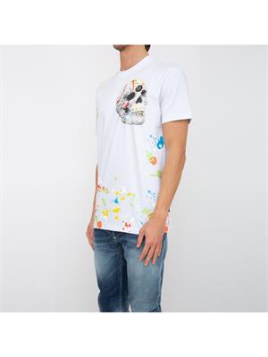 T-SHIRT PHILIPP PLEIN BIANCO in UOMO