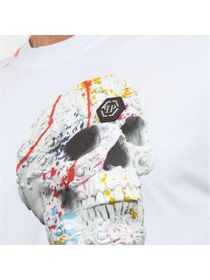 T-SHIRT PHILIPP PLEIN BIANCO in UOMO