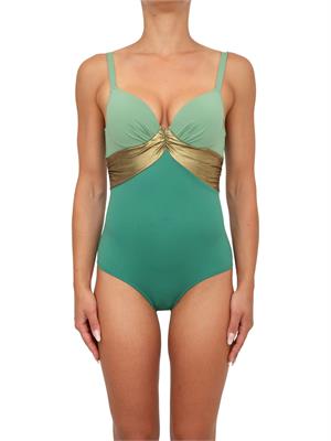 COSTUME INTERO TWIN-SET VERDE in DONNA