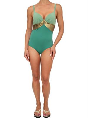 COSTUME INTERO TWIN-SET VERDE in DONNA