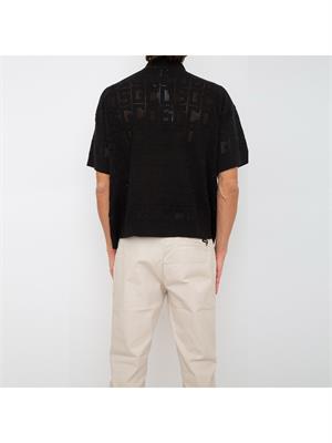 MAGLIA GCDS NERO in UOMO