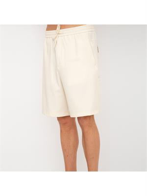 PANTALONE BERMUDA EMPORIO ARMANI AVORIO in UOMO
