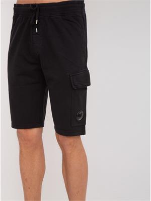PANTALONE BERMUDA C.P. COMPANY NERO in UOMO