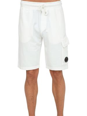 PANTALONE BERMUDA C.P. COMPANY BIANCO in UOMO