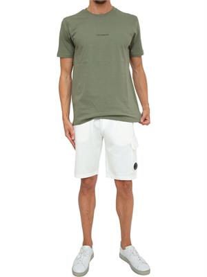 PANTALONE BERMUDA C.P. COMPANY BIANCO in UOMO