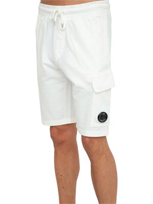 PANTALONE BERMUDA C.P. COMPANY BIANCO in UOMO