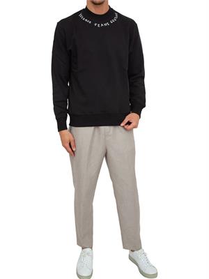 FELPA VERSACE JEANS COUTURE NERO in UOMO