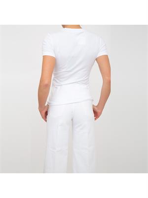 T-SHIRT VERSACE JEANS COUTURE BIANCO in DONNA