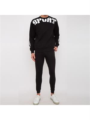 PANTALONE TUTA PLEIN SPORT NERO in UOMO