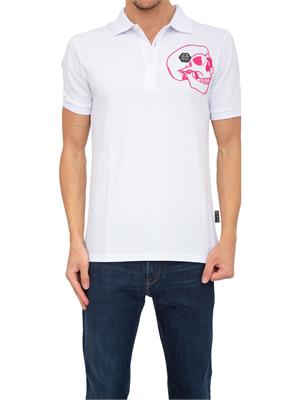 POLO PHILIPP PLEIN BIANCO in UOMO