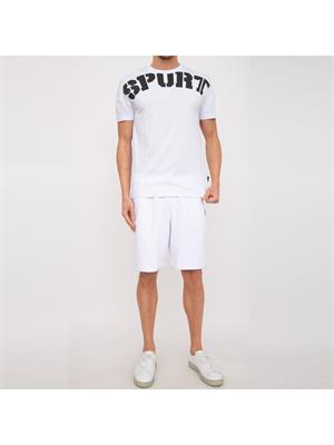 PANTALONE BERMUDA PHILIPP PLEIN BIANCO in UOMO