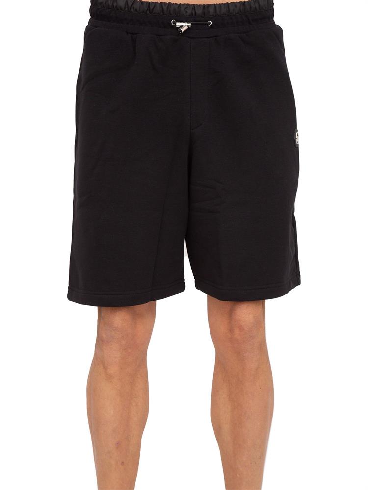 PANTALONE BERMUDA PHILIPP PLEIN NERO