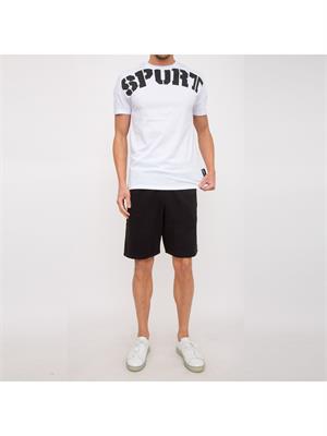 PANTALONE BERMUDA PHILIPP PLEIN NERO in UOMO