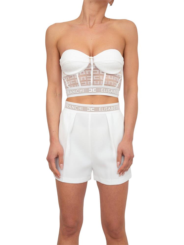 TOP ELISABETTA FRANCHI AVORIO