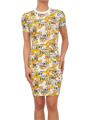VESTITO VERSACE JEANS COUTURE BIANCO in DONNA