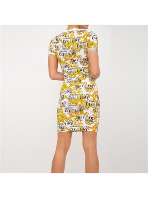 VESTITO VERSACE JEANS COUTURE BIANCO in DONNA