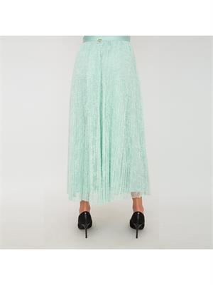 GONNA LUNGA TWIN-SET CELESTE in DONNA