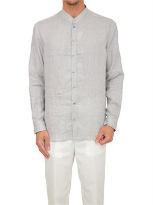 CAMICIA MANICA LUNGA EMPORIO ARMANI GRIGIO in UOMO