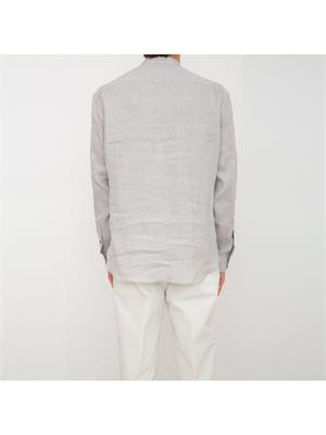 CAMICIA MANICA LUNGA EMPORIO ARMANI GRIGIO in UOMO