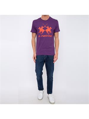 T-SHIRT LA MARTINA VIOLA in UOMO